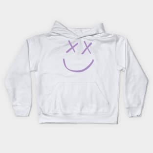 Louis Tomlinson Smiley Purple Kids Hoodie